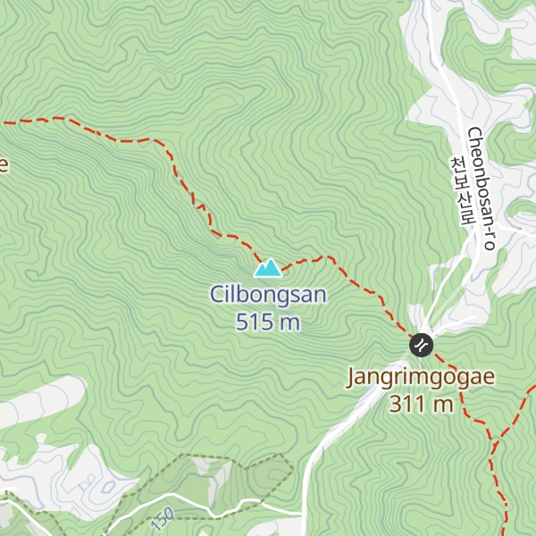 Map of Cilbongsan
