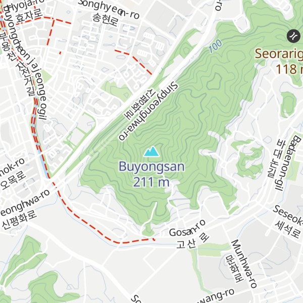 Map of Buyongsan