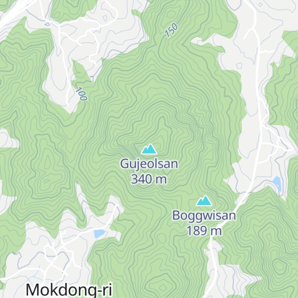 Map of Gujeolsan