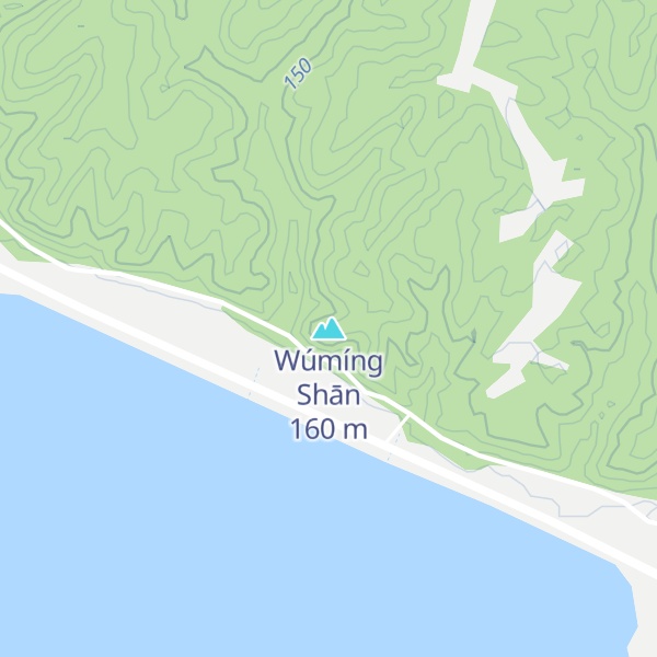 Map of Wúmíng Shān
