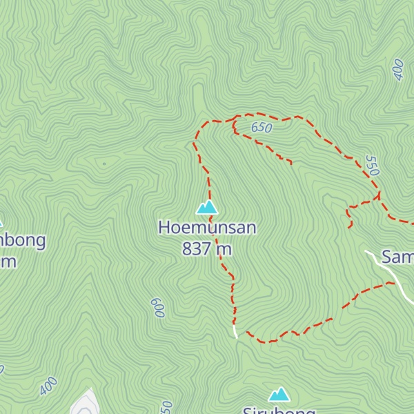 Map of Hoemunsan
