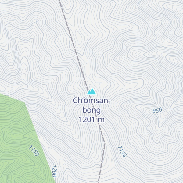 Map of Ch’ŏmsan-bong