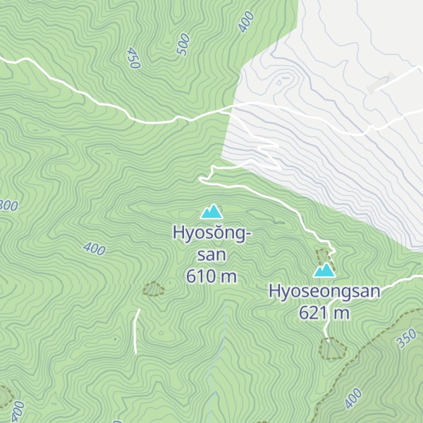 Map of Hyosŏng-san