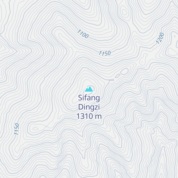 Map of Sifang Dingzi