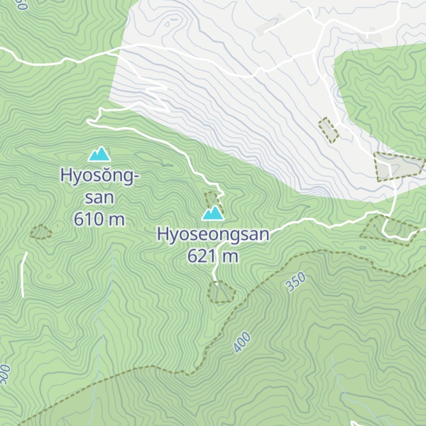 Map of Hyoseongsan