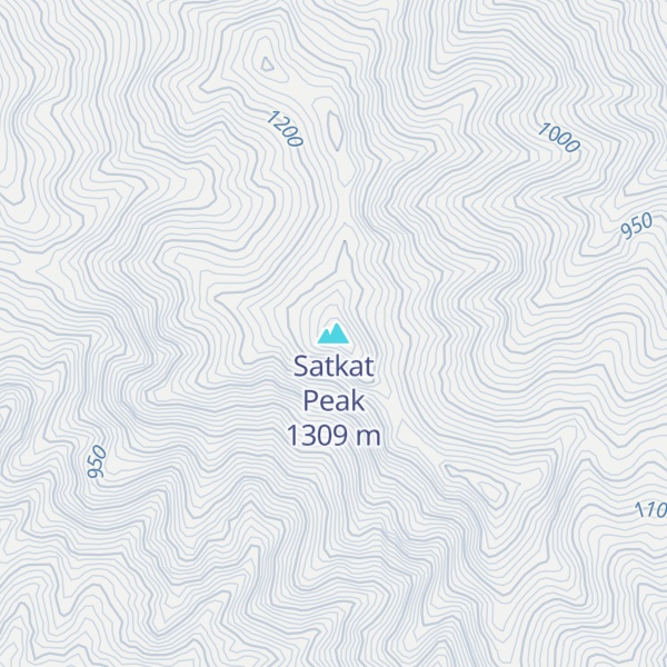 Map of Satkat Peak
