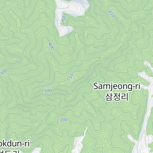 Map of Jonghyeonsan