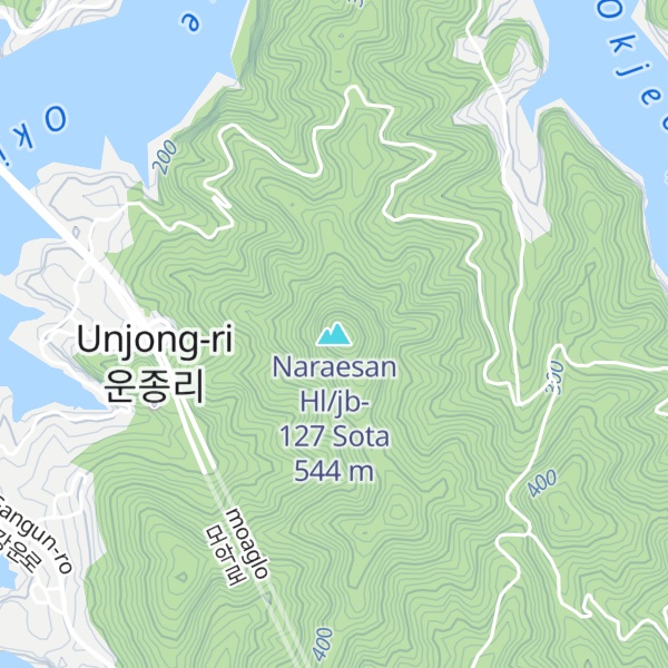 Map of Naraesan Hl/jb-127 Sota