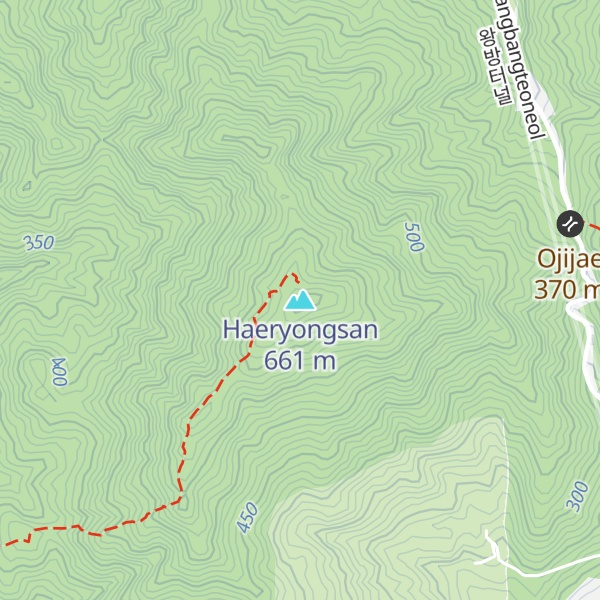 Map of Haeryongsan
