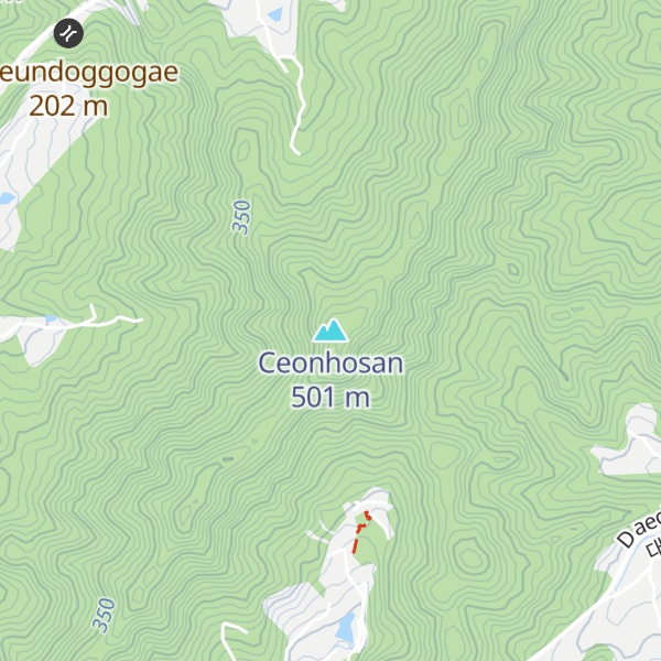 Map of Ceonhosan