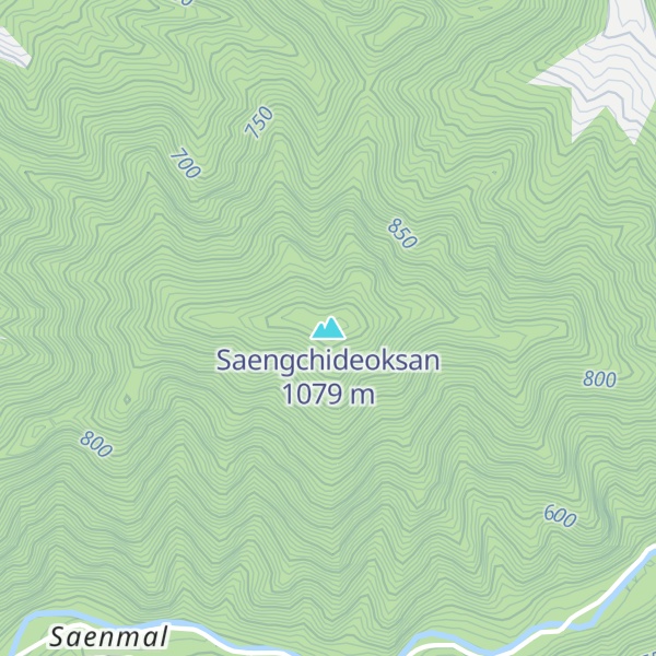 Map of Saengchideoksan
