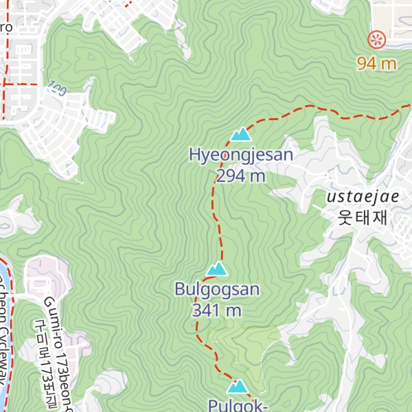 Map of Jeongjabong