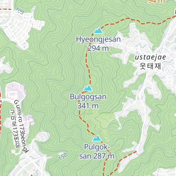 Map of Bulgogsan