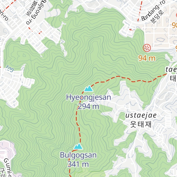 Map of Hyeongjesan