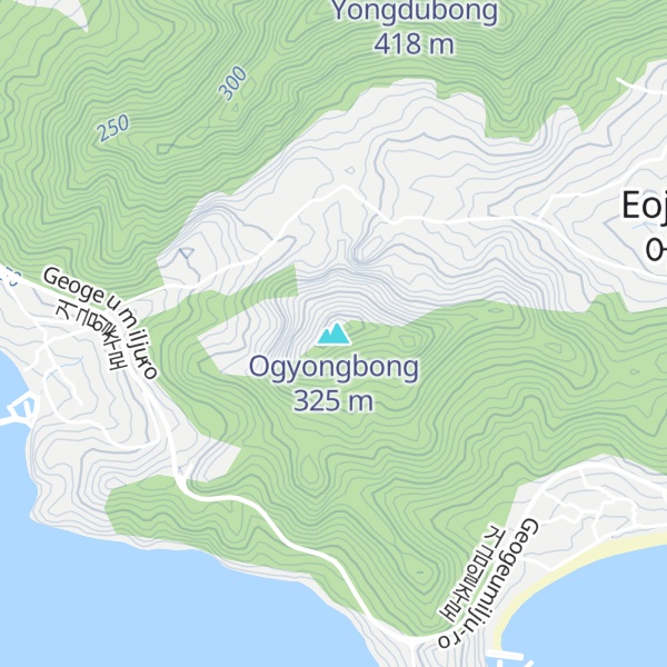 Map of Ogyongbong