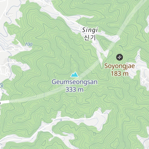 Map of Geumseongsan