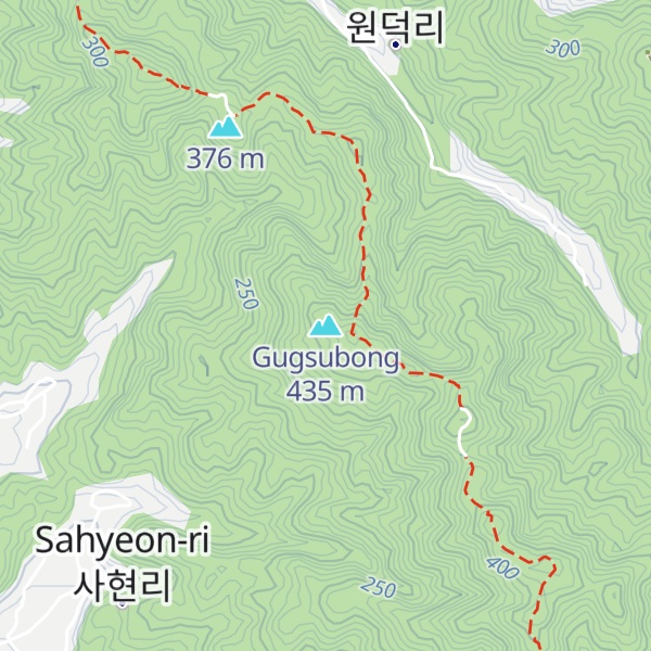 Map of Gugsubong