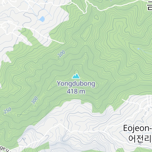 Map of Yongdubong