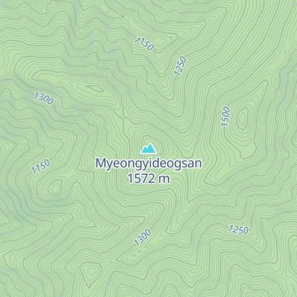 Map of Myeongyideogsan