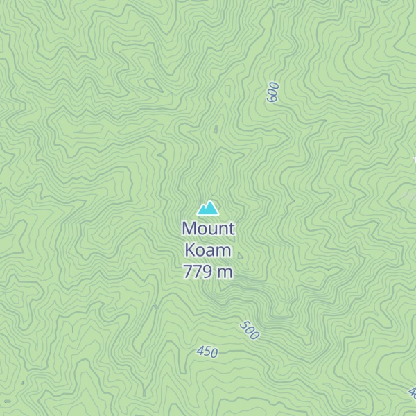 Map of Mount Koam