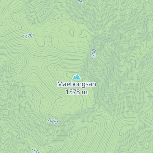 Map of Maebongsan