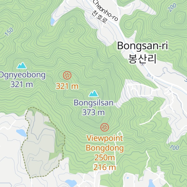 Map of Bongsilsan