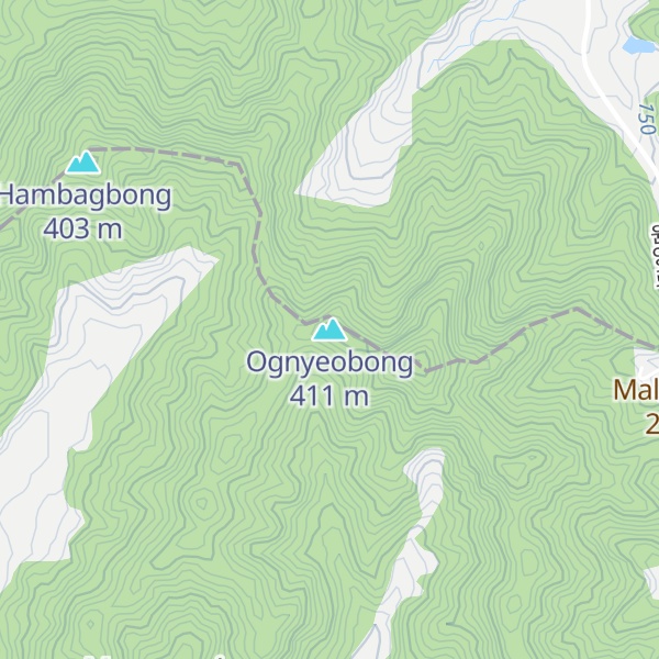 Map of Ognyeobong