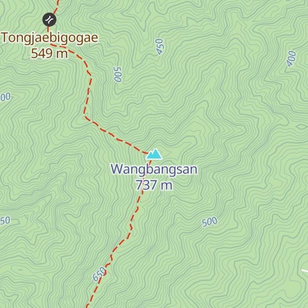 Map of Wangbangsan