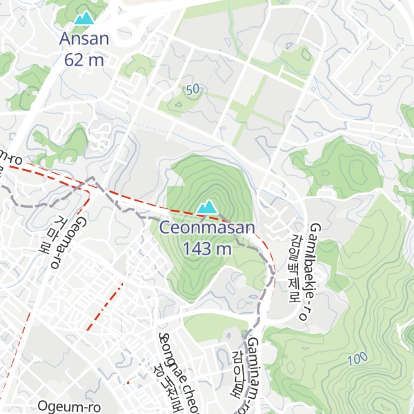 Map of Ceonmasan
