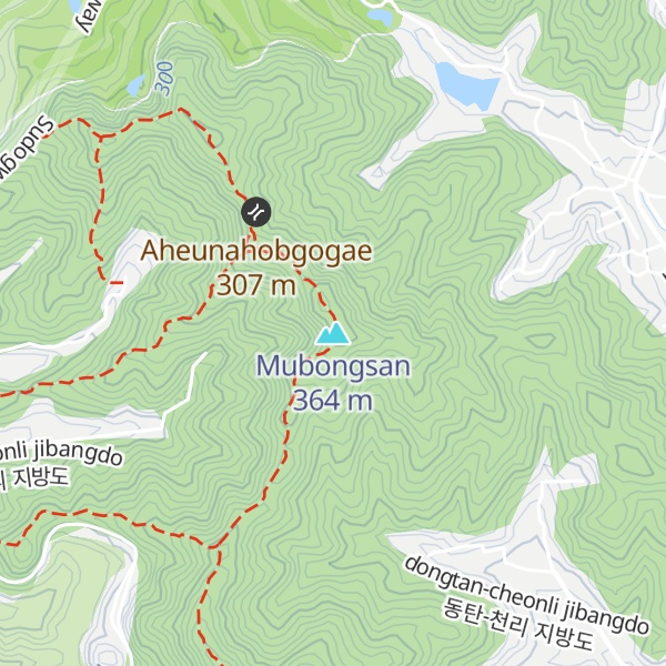 Map of Mubongsan