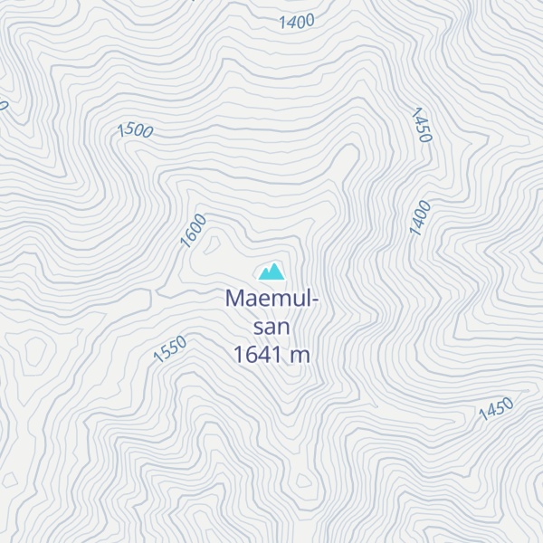 Map of Maemul-san