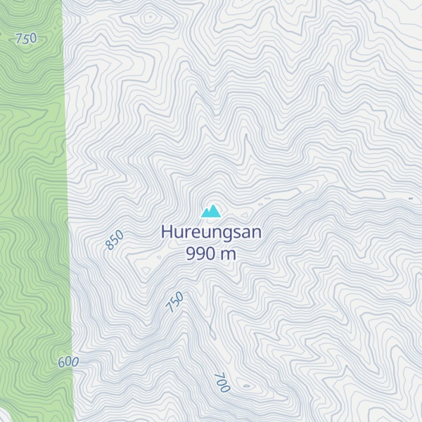 Map of Hureungsan