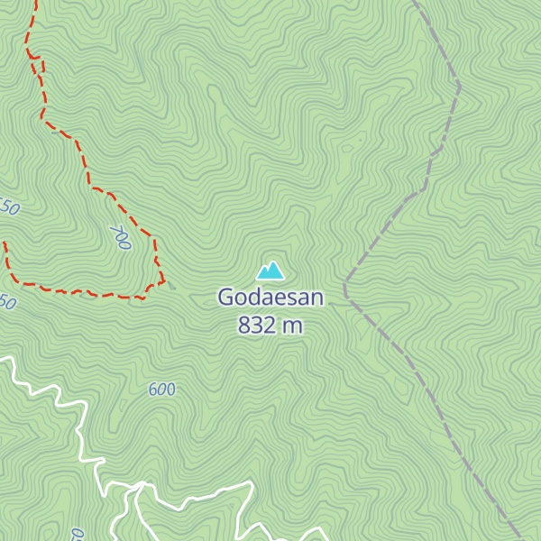 Map of Godaesan