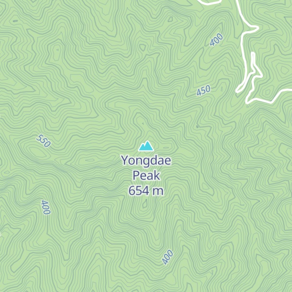 Map of Yongdae Peak