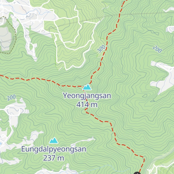 Map of Yeongjangsan