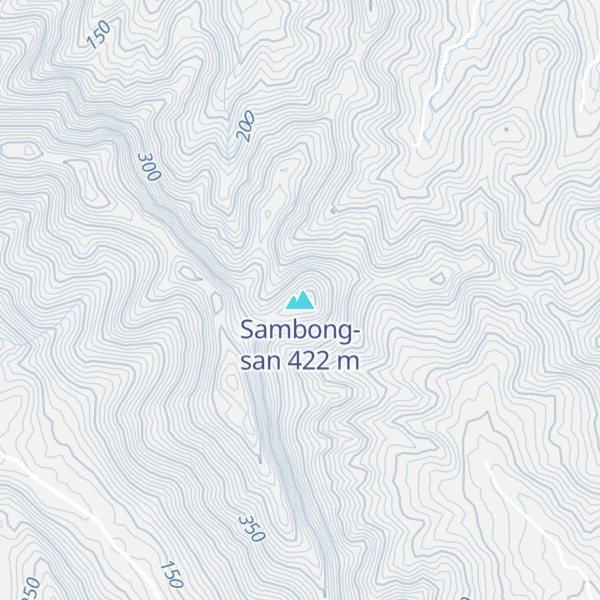 Map of Sambong-san