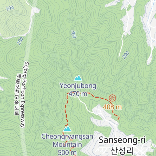 Map of Yeonjubong