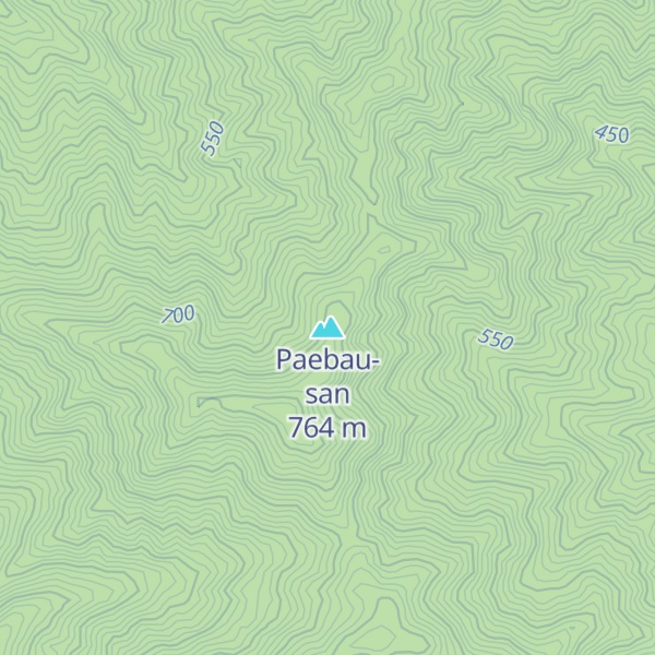 Map of Paebau-san