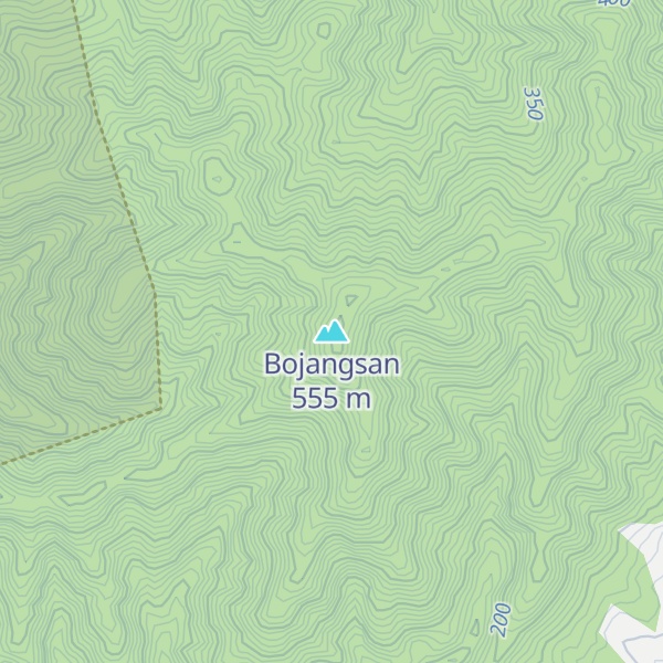 Map of Bojangsan