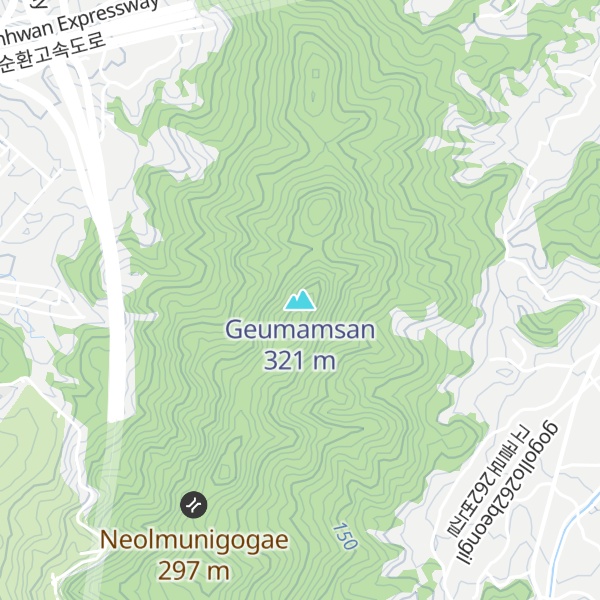 Map of Geumamsan
