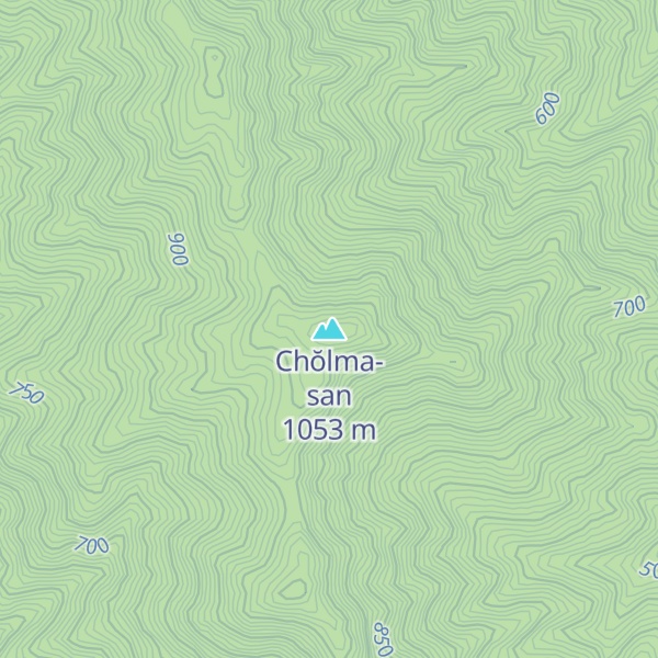 Map of Chŏlma-san