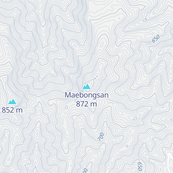 Map of Maebongsan
