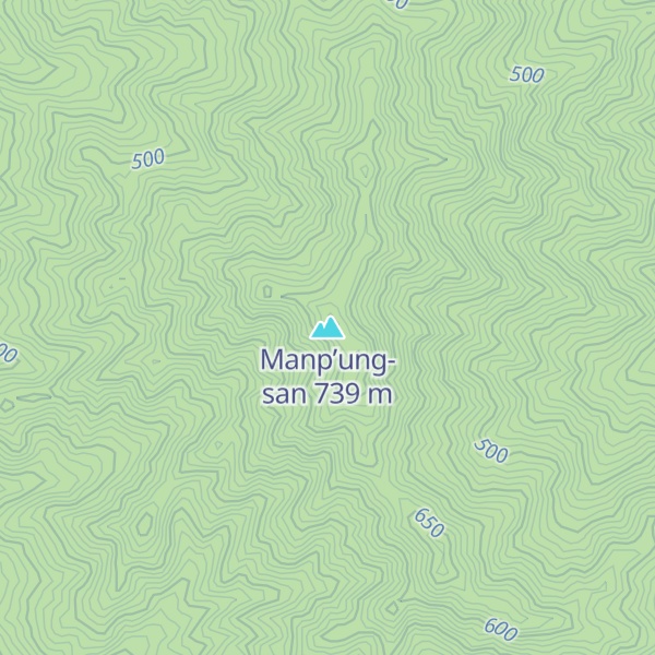 Map of Manp’ung-san
