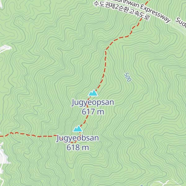 Map of Jugyeopsan