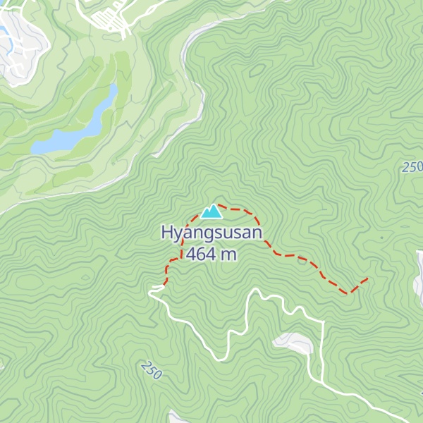 Map of Hyangsusan