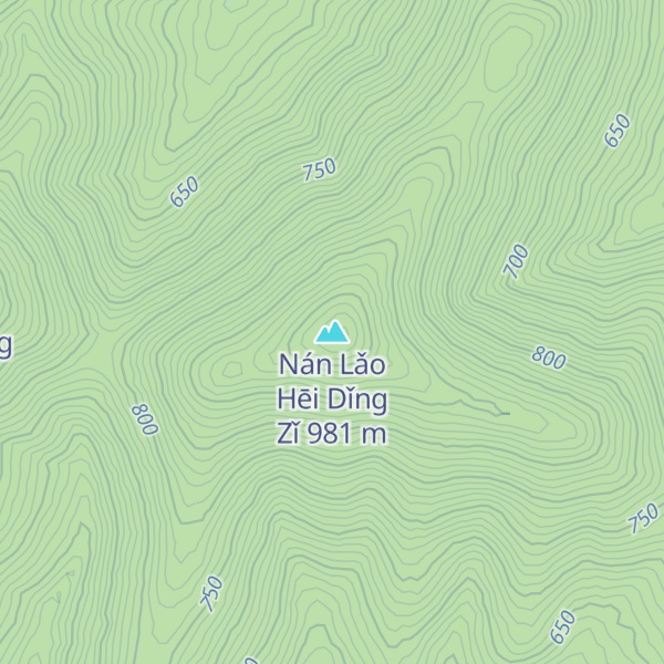 Map of Nán Lǎo Hēi Dǐng Zǐ