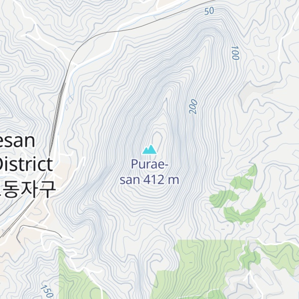 Map of Purae-san