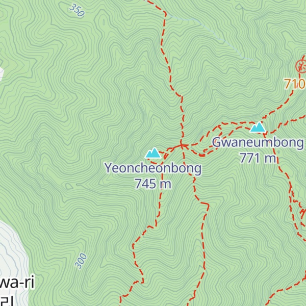 Map of Yeoncheonbong