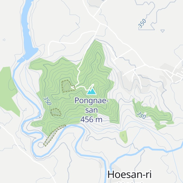 Map of Pongnae-san