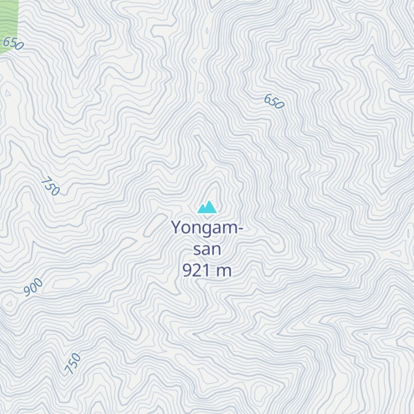 Map of Yongam-san